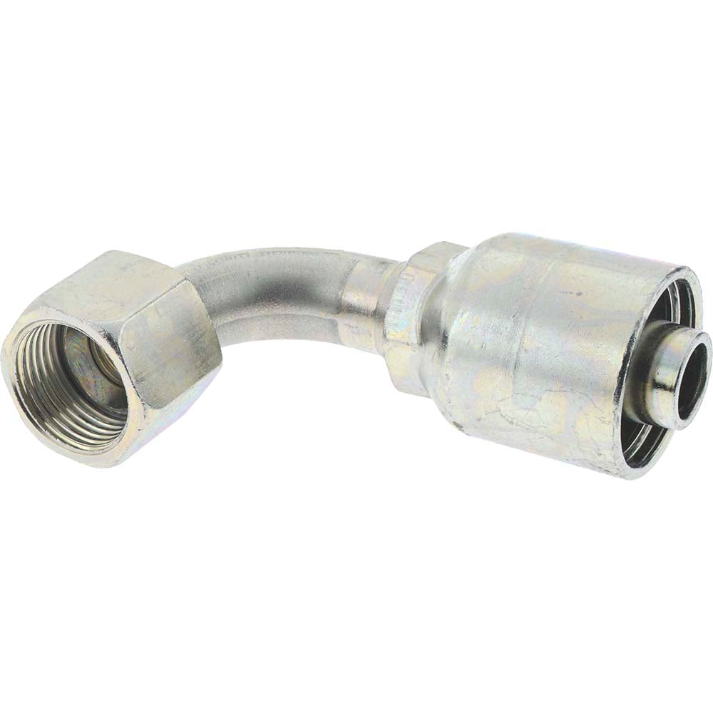 Parker 13943-12-12 Hydraulic Hose Short Drop Female JIC Swivel 90 &deg Elbow 0.75" ID, 12 mm, 1-1/16-12