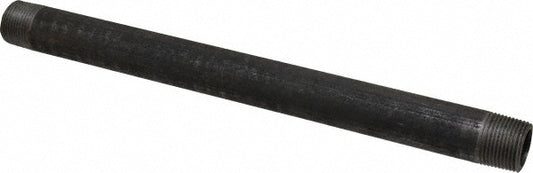 Value Collection 3/4304.8BLKBN80 Black Pipe Nipple 3/4" Dia x 12" Long, Schedule 80