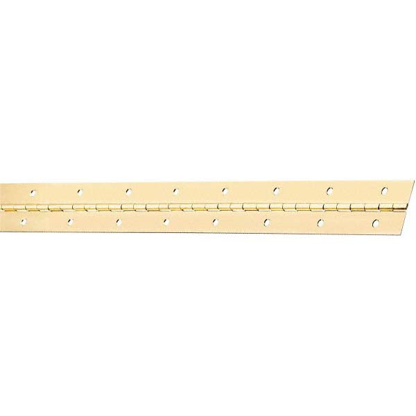 National Hardware N148-304 Piano Hinge Full Surface, 1.5" Wide, 48" Long, 0.042" Thick