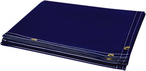 Steiner 325-6X8 8' High x 6' Wide x 14mm Thick Transparent Vinyl Welding Curtain