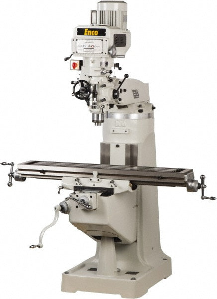 Enco 949-PH3-E 9" x 49" Knee Milling Machine 3 hp, Variable Speed Pulley, 3 Phase