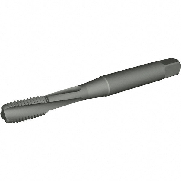 Kennametal 5566090 Spiral Flute Tap 1/4-28, UNF, 3 Flute, Modified Bottoming Chamfer, 3B Class of Fit, Powdered Metal, Nitride Finish