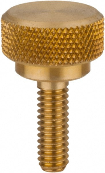 Morton Machine Works 5191 Brass Thumb Screw 1/4-20, Knurled Head