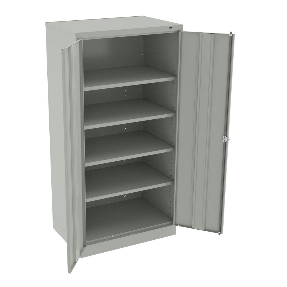 Tennsco 1480-MGY Steel Storage Cabinet 36" Wide, 24" Deep, 72" High