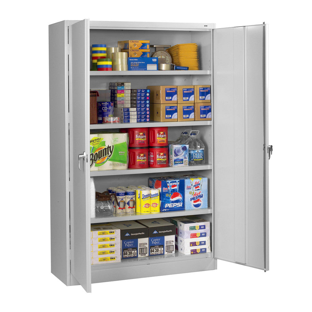 Tennsco J1878SU-MGY Steel Storage Cabinet 48" Wide, 18" Deep, 78" High