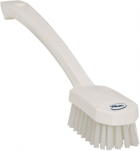 Vikan 30885 Utility Brush, 10.2", Medium, White