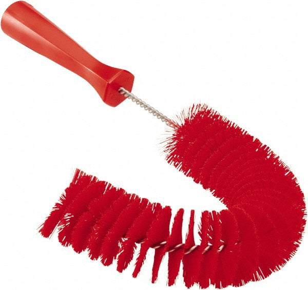 Vikan 53724 Pipe Exterior Brush, 2.2", 14.2", Medium, Red