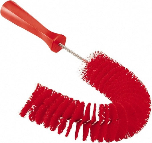 Vikan 53724 Pipe Exterior Brush, 2.2", 14.2", Medium, Red