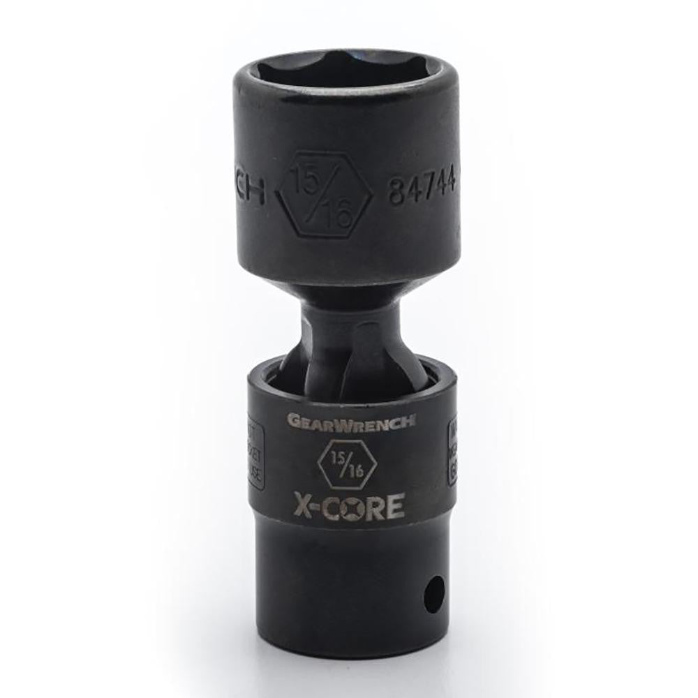 GEARWRENCH 84744 Impact Socket 1/2" Drive, 15/16" Socket, Hex Drive