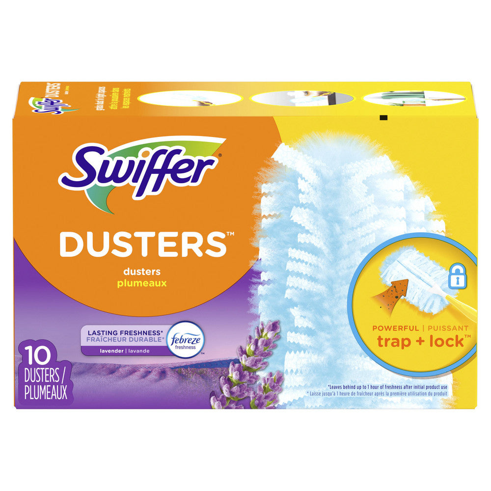 Swiffer PGC21461CT Swiffer Dusters 180 Multi-Surface Duster Refills, Lavender Scent, 10 Count, 4/Case