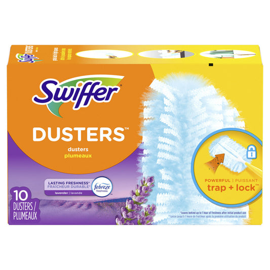 Swiffer PGC21461CT Swiffer Dusters 180 Multi-Surface Duster Refills, Lavender Scent, 10 Count, 4/Case