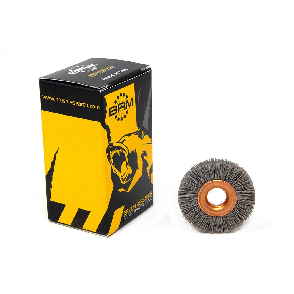 Brush Research Mfg. CY112600AO Wheel Brush 1-1/2" Wheel Dia, 5/16" Face Width, Crimped