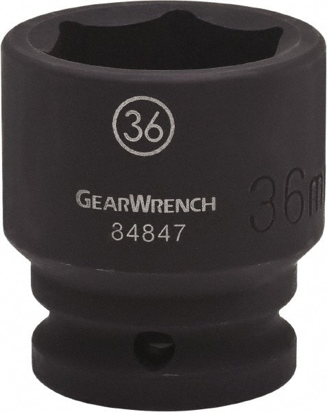 GEARWRENCH 84857 Impact Socket 3/4" Drive, 46mm Socket, Hex Drive