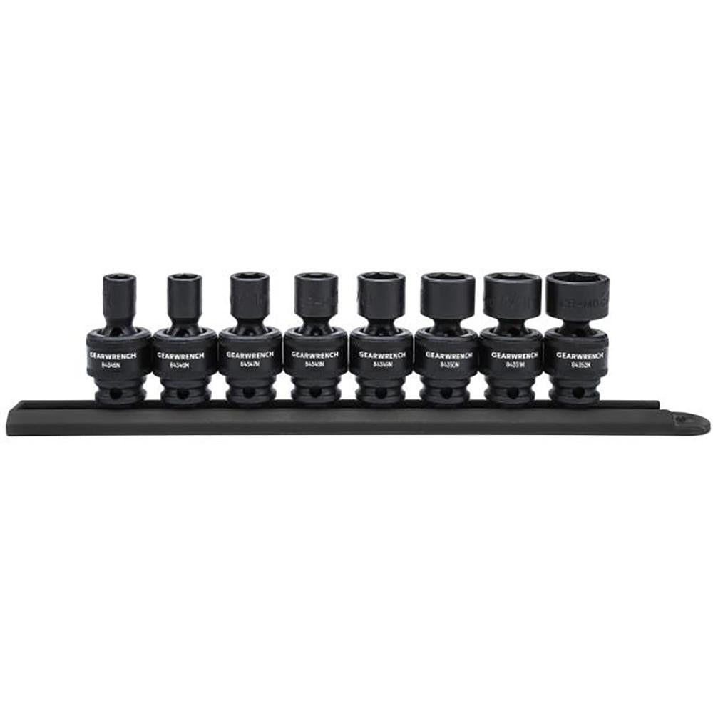 GEARWRENCH 84917N Impact Standard Universal Socket Set 8 Pc, 3/8" Drive, 5/16 to 3/4" Socket
