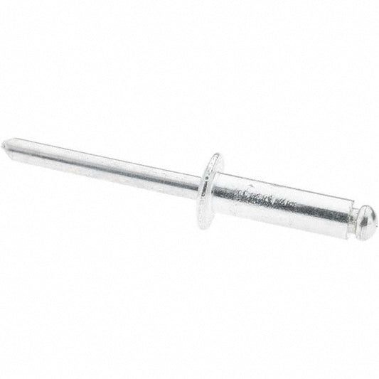 Value Collection C650346 Open End Blind Rivet Size 810, Dome Head, Aluminum Body, Aluminum Mandrel