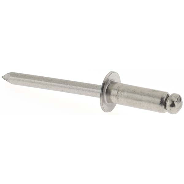 Value Collection C650744 Open End Blind Rivet Size 88, Dome Head, Stainless Steel Body, Stainless Steel Mandrel