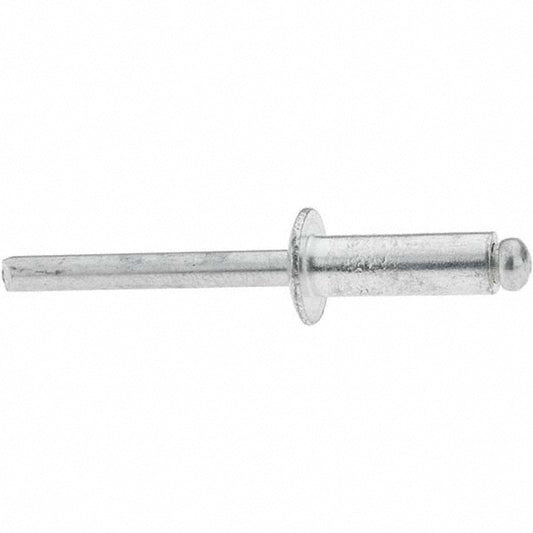 Value Collection C88116 Open End Blind Rivet Size 88, Dome Head, Aluminum Body, Aluminum Mandrel