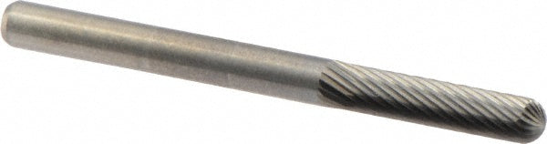 M.A. Ford 69030030 Abrasive Burr SC-42-F, 1/8" Cut Dia, Ball Nose Cylinder, Fine