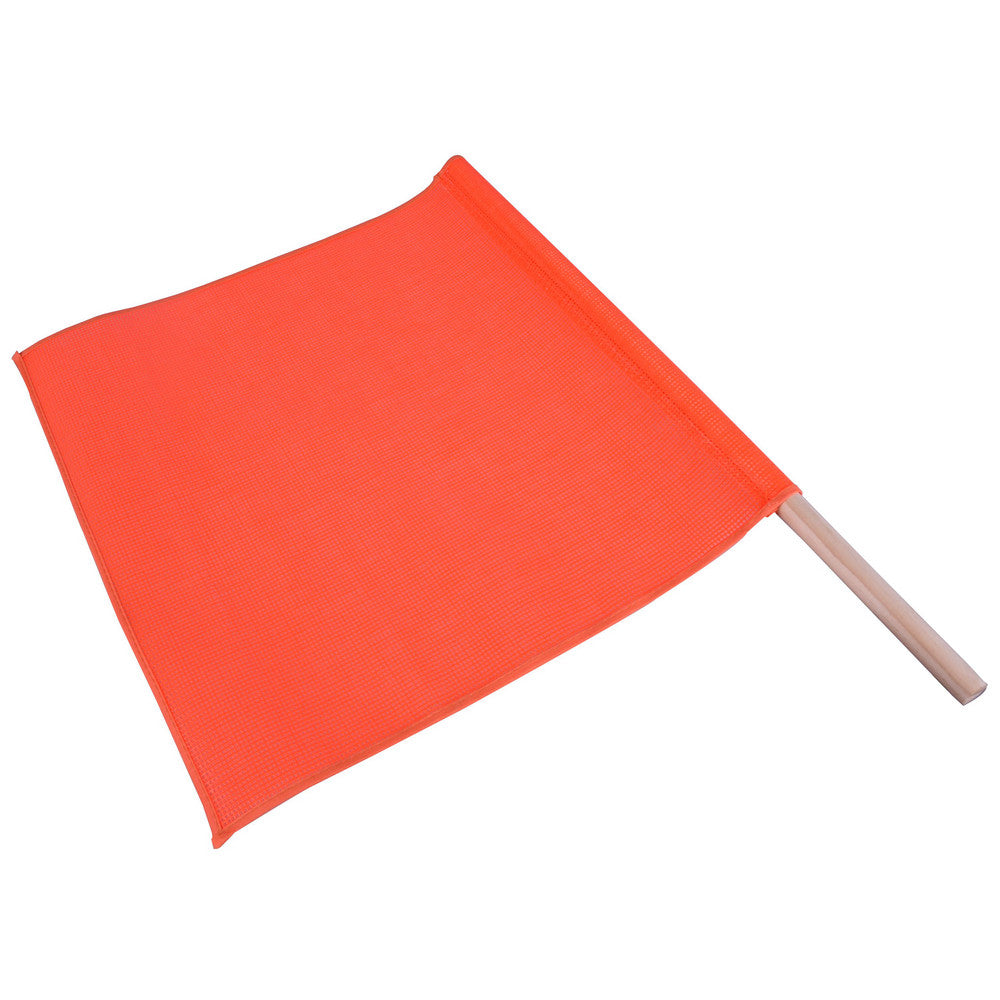 PRO-SAFE DH-FLAG-18S 18 Inch Wide x 18 Inch High Vinyl Mesh Warning Flag