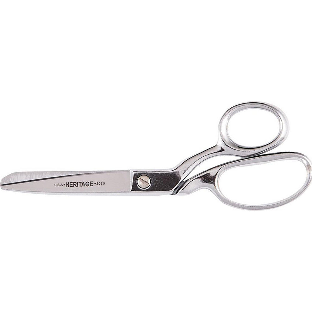 Heritage Cutlery 208BK Scissors & Shears 8-1/4" OAL, 3-1/2" LOC, Chrome-Plated Blades