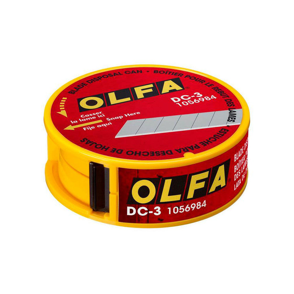 Olfa 1056984 Knife Accessories Type Blade Disposal Container  Material Plastic  Additional Information Black Plastic Holster  Overall Length (Decimal Inch) 2.5000  