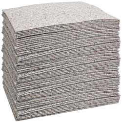 Brady SPC Sorbents RFP500 Sorbent Pad Universal Use, 15" Wide, 19" Long, 24 gal, Gray