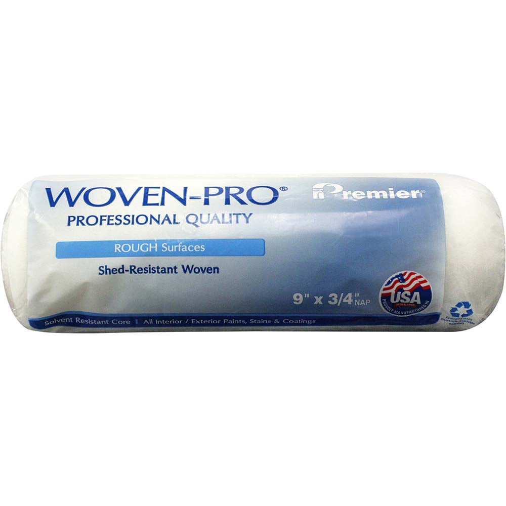 Premier Paint Roller R943 Woven-Pro Paint Roller Cover 1/2" Nap, 9" Wide