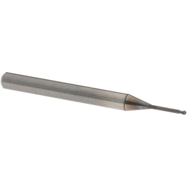OSG 3111080 Ball End Mill 1.00 mm Dia, 0.80 mm LOC, 2 Flute, Solid Carbide