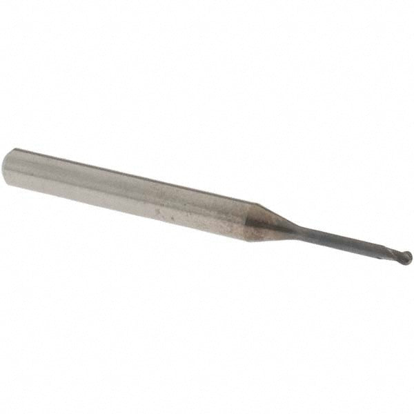 OSG 3111612 Ball End Mill 1.50 mm Dia, 1.20 mm LOC, 2 Flute, Solid Carbide