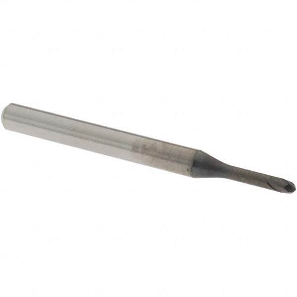 OSG 3112100 Ball End Mill 2.00 mm Dia, 1.60 mm LOC, 2 Flute, Solid Carbide