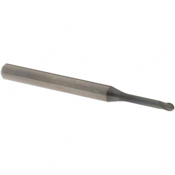 OSG 3112112 Ball End Mill 2.00 mm Dia, 1.60 mm LOC, 2 Flute, Solid Carbide