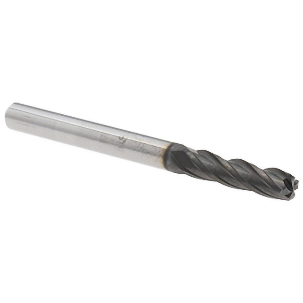 OSG 36700711 Corner Radius End Mill 1/8" Dia, 1/2" LOC, 0.0300" Radius, 4 Flute, Solid Carbide