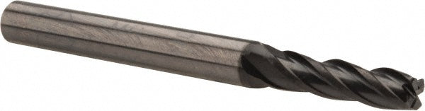 OSG 36700811 Corner Radius End Mill 5/32" Dia, 9/16" LOC, 0.0200" Radius, 4 Flute, Solid Carbide