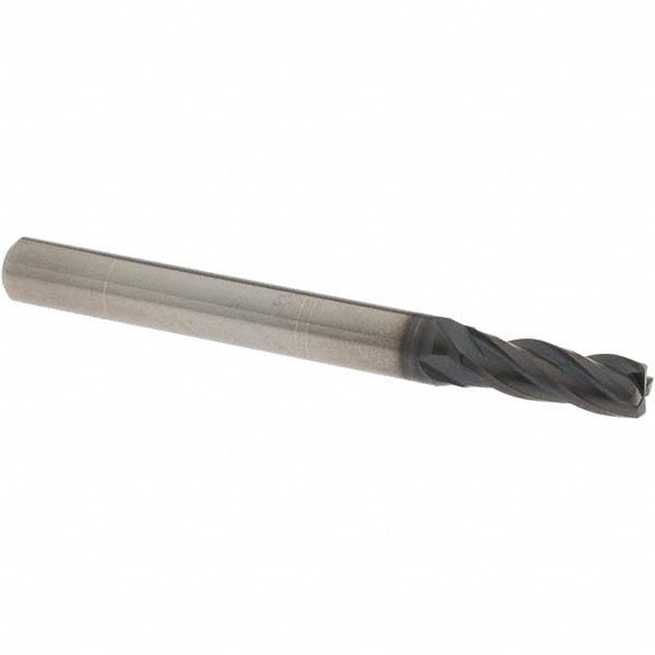 OSG 36701311 Corner Radius End Mill 7/32" Dia, 5/8" LOC, 0.0300" Radius, 4 Flute, Solid Carbide