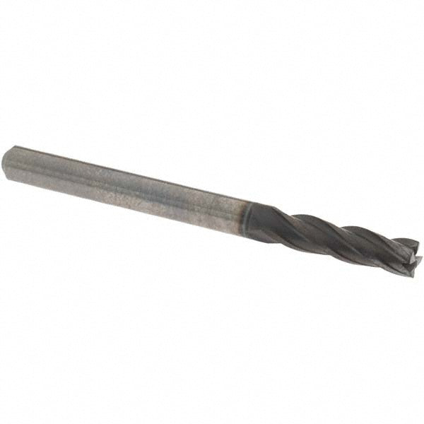 OSG 36040511 Square End Mill 1/8" Dia, 1/2" LOC, 4 Flute, Solid Carbide