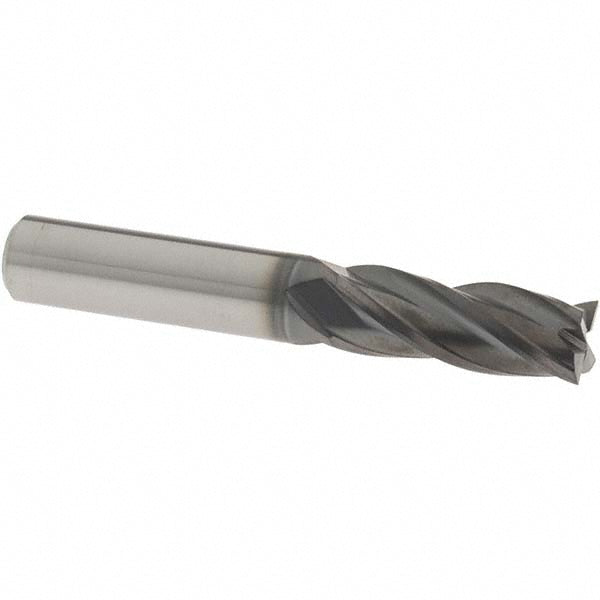 OSG 36041211 Square End Mill 3/8" Dia, 1" LOC, 4 Flute, Solid Carbide