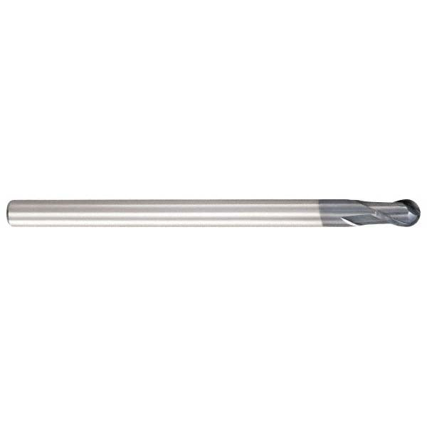 OSG 3106620 Ball End Mill 8.00 mm Dia, 12.00 mm LOC, 2 Flute, Solid Carbide