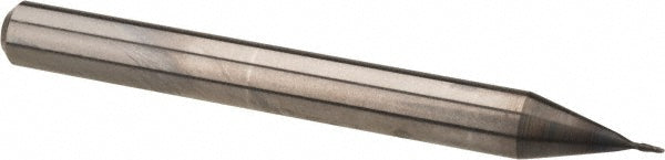 OSG 3105050 Ball End Mill 0.50 mm Dia, 1.10 mm LOC, 2 Flute, Solid Carbide