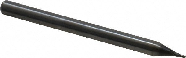 OSG 3105100 Ball End Mill 1.00 mm Dia, 1.50 mm LOC, 2 Flute, Solid Carbide