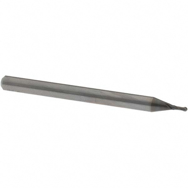 OSG 3105120 Ball End Mill 1.20 mm Dia, 3.00 mm LOC, 2 Flute, Solid Carbide