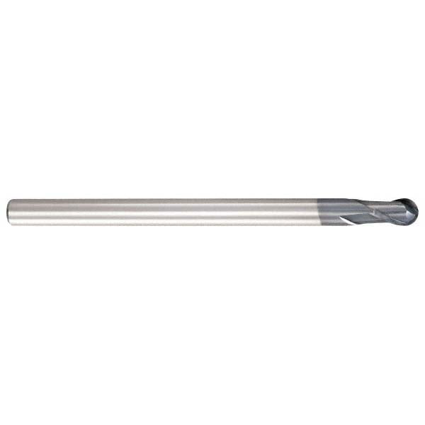 OSG 36100911 Ball End Mill 1/2" Dia, 1/2" LOC, 2 Flute, Solid Carbide