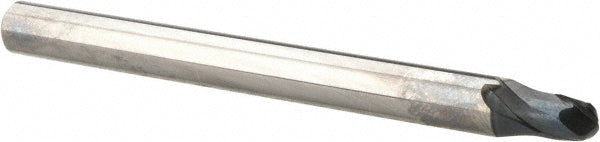 OSG 36100511 Ball End Mill 3/16" Dia, 3/16" LOC, 2 Flute, Solid Carbide