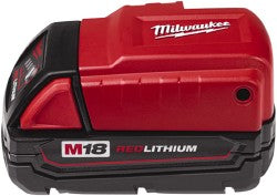 Milwaukee Tool 49-24-2371 Personal Cooling & Heating Accessories Type Power Source  Accessory Style 18V Power Source  Material Plastic  Color Red  For Use With Heated Jackets  Product Service Code 4240