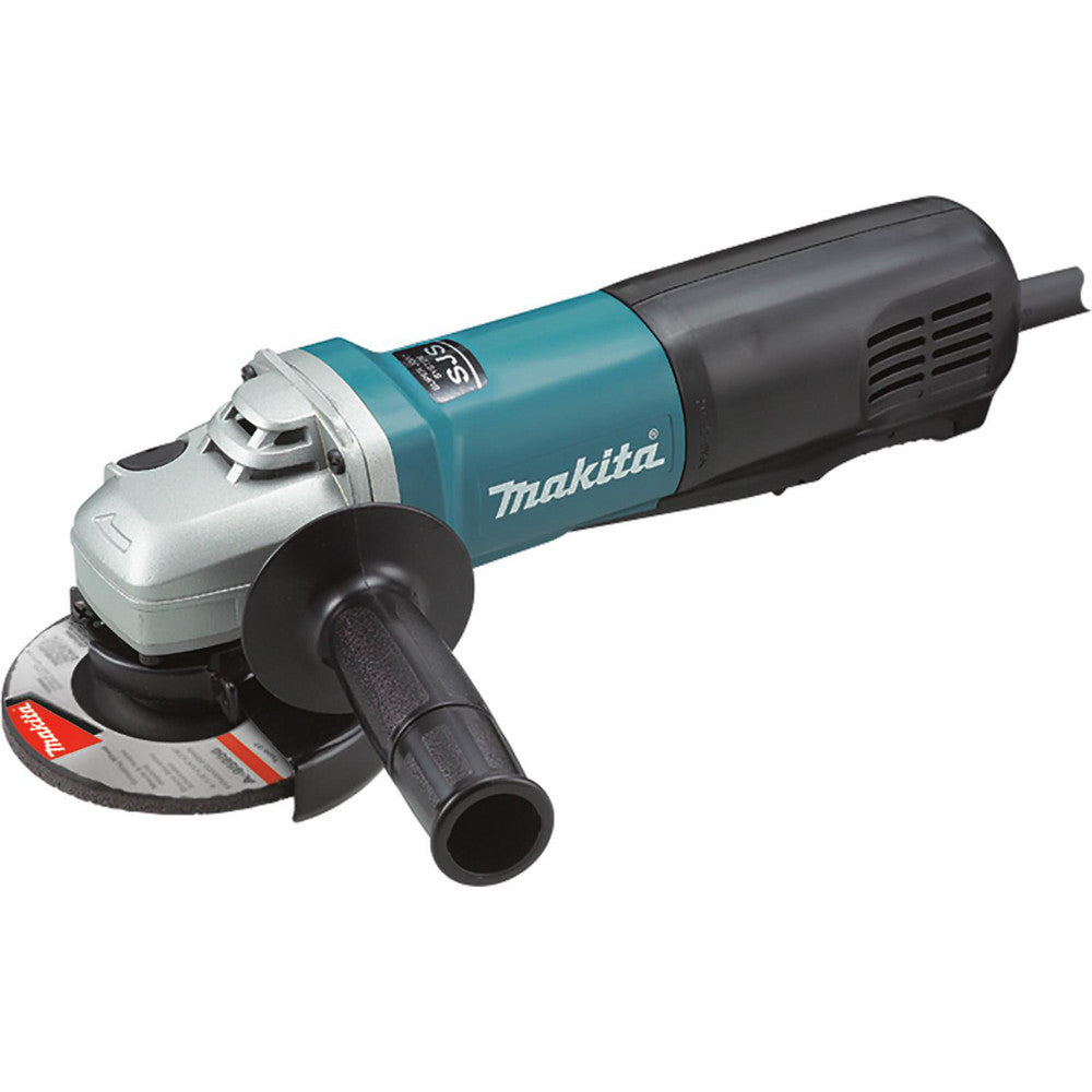 Makita 9564PC Corded Angle Grinder 4-1/2" Wheel Dia, 11,500 RPM, 5/8-11 Spindle