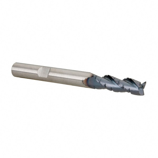 Kennametal 4048683 Corner Radius End Mill 1/4" Dia, 3/4" LOC, 0.02" Radius, 3 Flutes, Solid Carbide