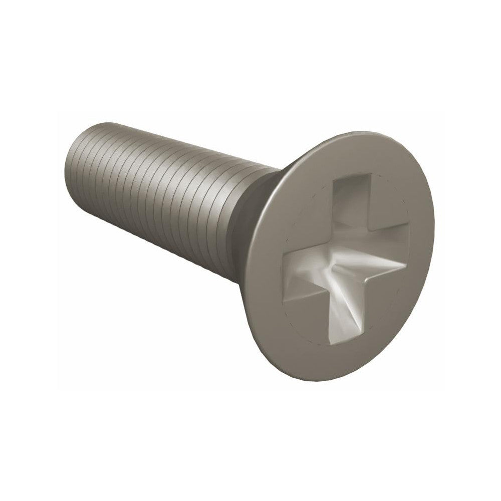 Value Collection A210354 Machine Screw M5x0.8 x 30.00 mm  OAL, Flat Head, Phillips