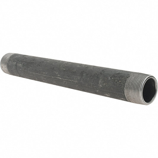 Value Collection 11/4330.2BLKBN80 Black Pipe Nipple 1-1/4" Dia x 13" Long, Schedule 80