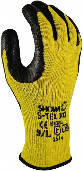 SHOWA S-TEX303M-08 Cut-Resistant Gloves Size M, ANSI Cut A8, Latex, Kevlar
