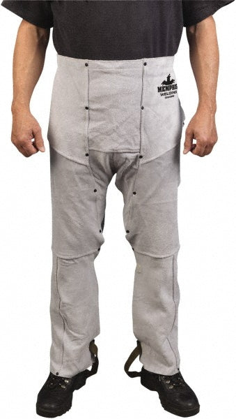 MCR Safety 38600MW Chap Universal, Leather, Gray