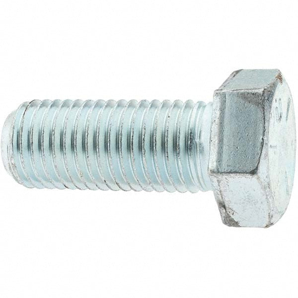 Value Collection -30170-21/2 Hex Head Cap Screw 1-8 x 2-1/2", Grade 5 Steel, Zinc-Plated